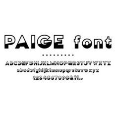 paige font