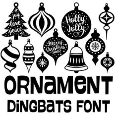 ornament dingbats font