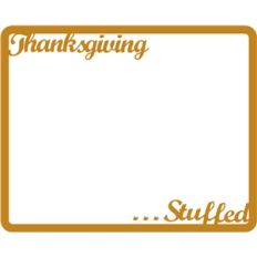 thanksgiving stuffed frame