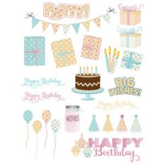 birthday planner stickers