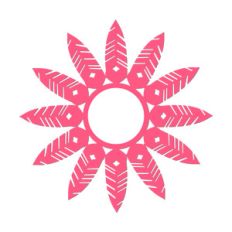 feathers wreath