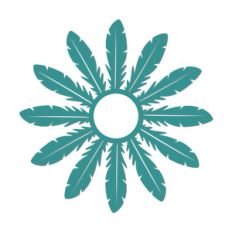 feathers wreath