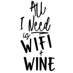 need wifi and wine