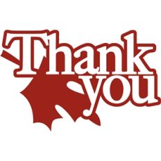 thank you maple leaf
