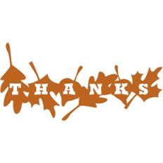 thanks leaves