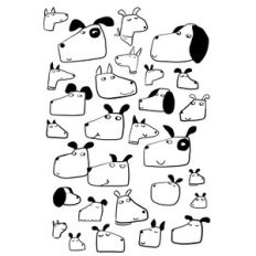many dogs stickers