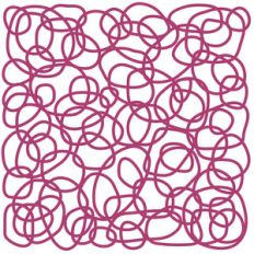 wonky circles background