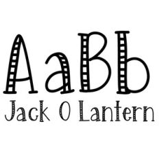 jack o lantern font