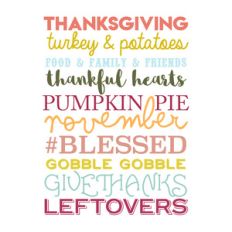 thanksgiving subway art