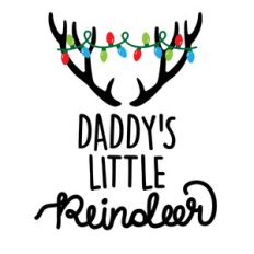 daddy's little reindeer