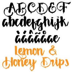 kb lemon and honey drips