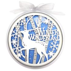 winter wonderland ball ornament