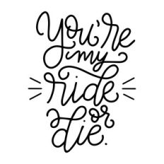 you're my ride or die