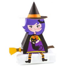 halloween witch box purple