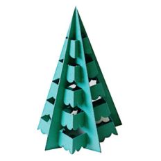 3d pop out scalloped tree