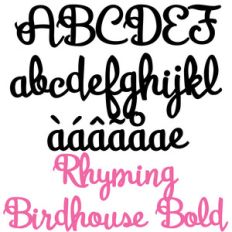 zp rhyming birdhouse bold
