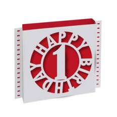 birthday shadow box card -1