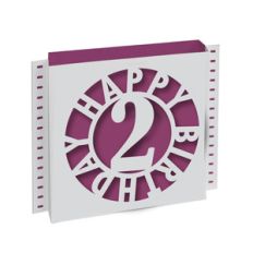 birthday shadow box card 2