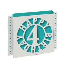 birthday shadow box card 4