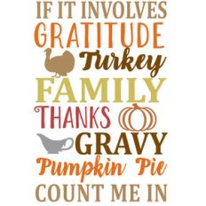 count me in thanksgiving