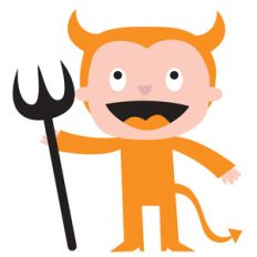 happy halloween devil