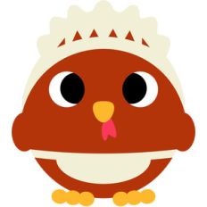 little turkey girl thanksgiving