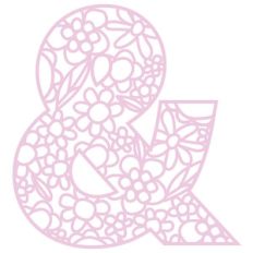 floral ampersand