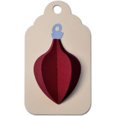ornament tag pointed 3d