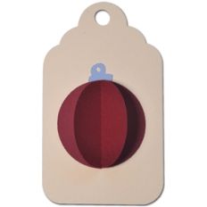 ornament tag circle 3d