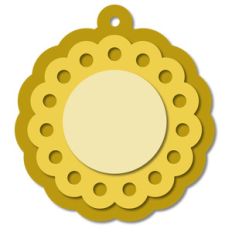 layered lace tag