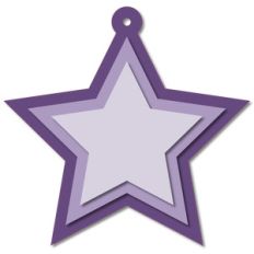 layered star tag