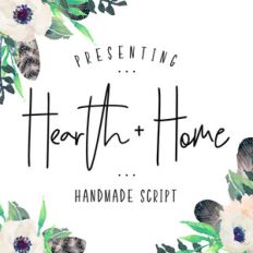 hearth and home font