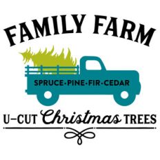 family farm christmas tree