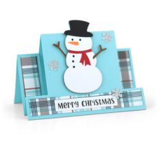 center step card snowman