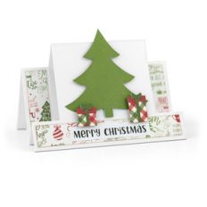 center step card christmas tree