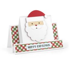 center step card santa