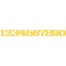 number border