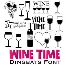 wine dingbats font