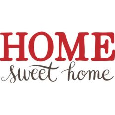 home sweet home sign
