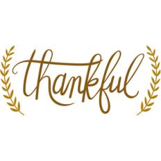 thankful sign