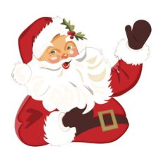 vintage santa