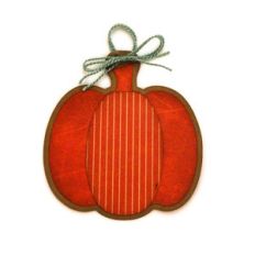 pumpkin contour ornament for tree