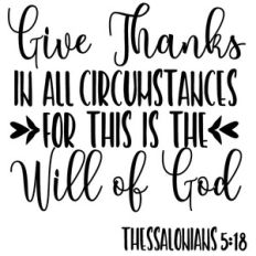 give thanks will of god