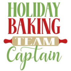 holiday baking team captain