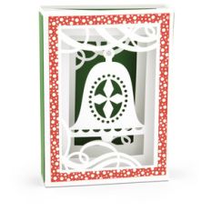 shadow box card bell