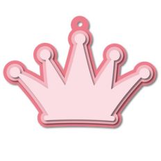 layered crown tag