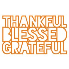 thankful blessed grateful