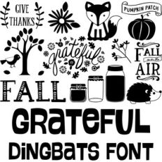 grateful dingbats font
