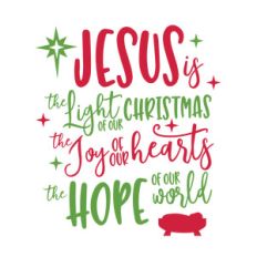 jesus is the light of christmas