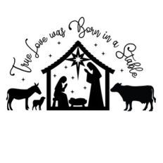 nativity true love born stable